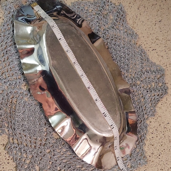 Silverplated oval of Serving Bread - Picture 8 of 9